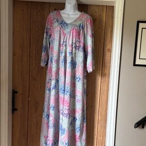 Vintage Floral House Coat dress